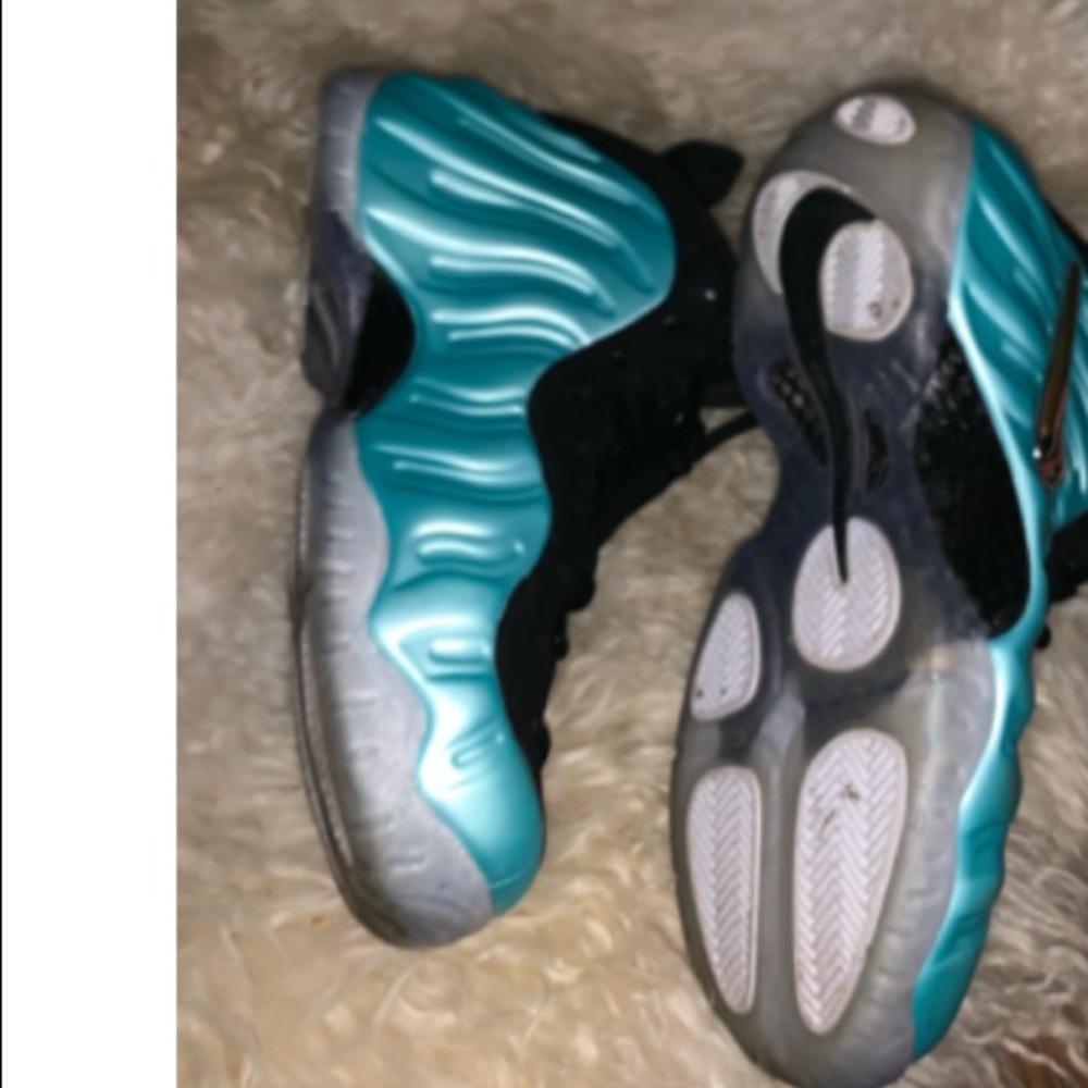 Aqua Blue Nike Air Foamposites - Picture 7 of 8
